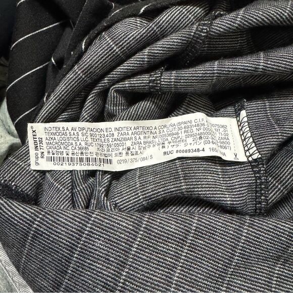 Zara Black and White Striped Trafaluc Jumpsuit Size S - Picture 6 of 6